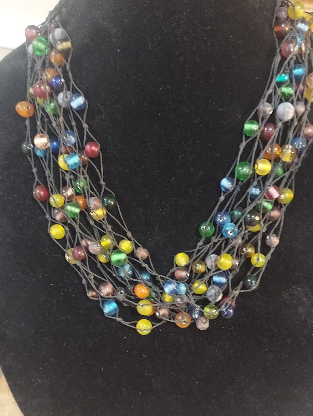 Beautiful Glass Bead Necklace